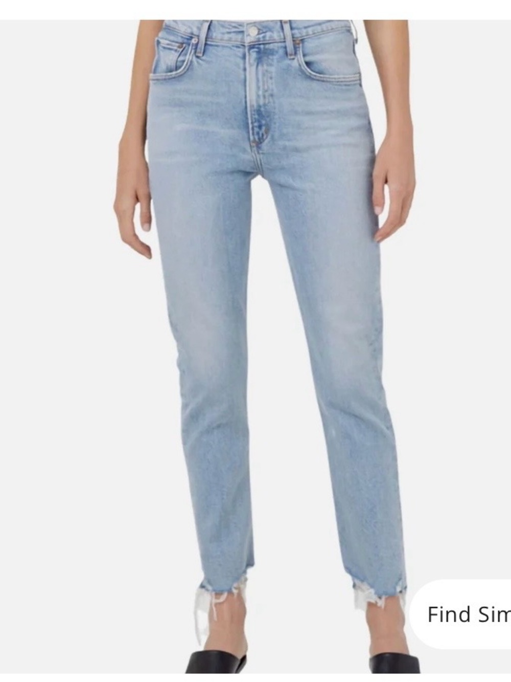 Agolde Women's Merrel Mid Rise Straight Jean In Astray size 31